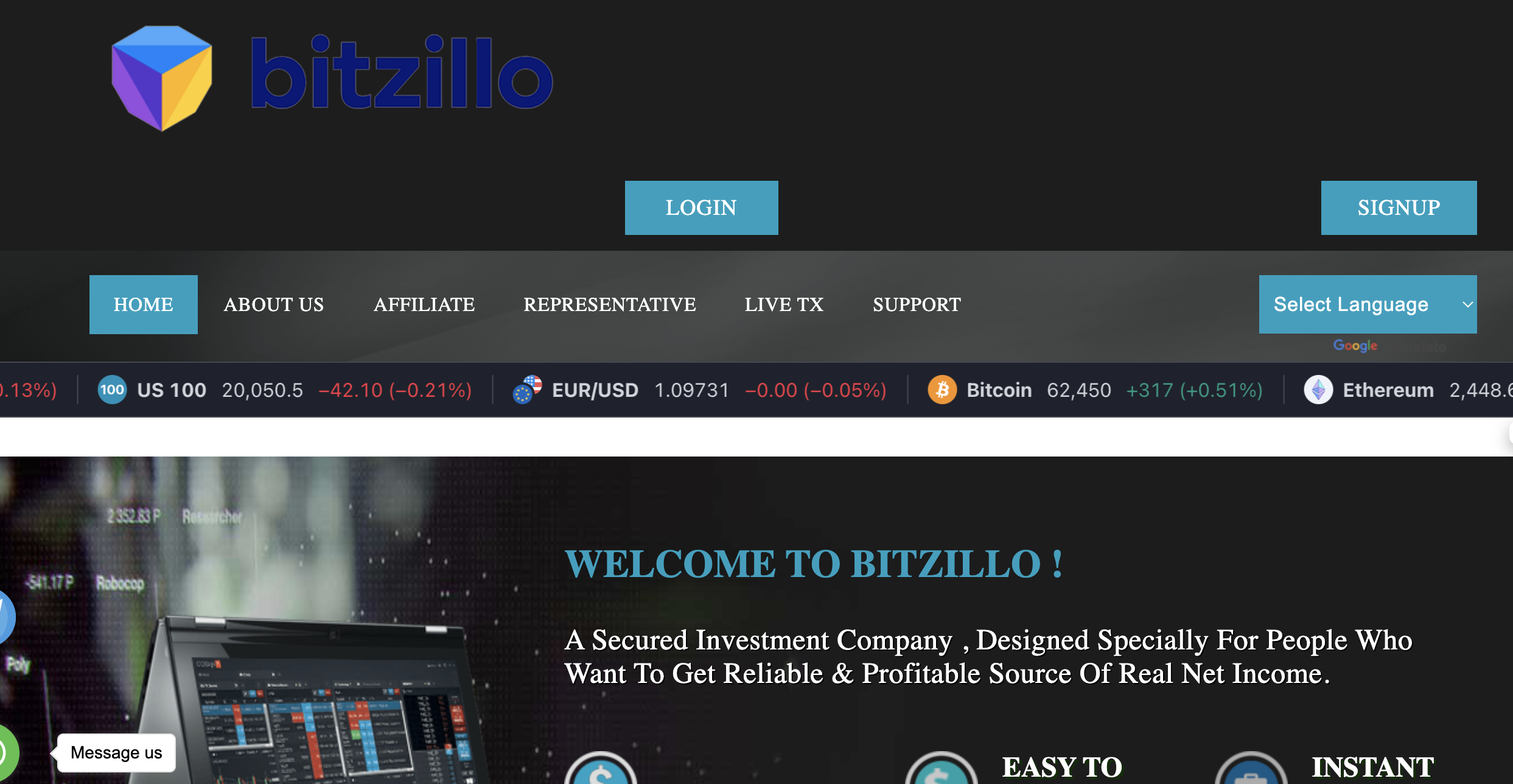 Bitzillo Review: A Deceptive Broker You Should Avoid