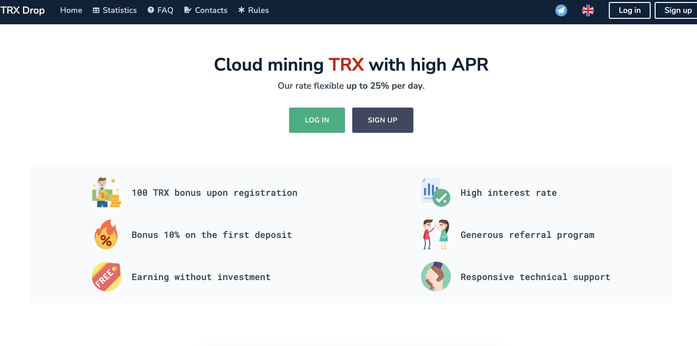 A Critical Analysis of Trxdrop Cloud Mining